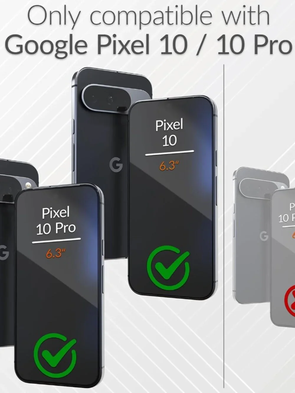 Google Pixel 10 / 10 Pro Case Dual Layer Shockproof Protective Forest Gree